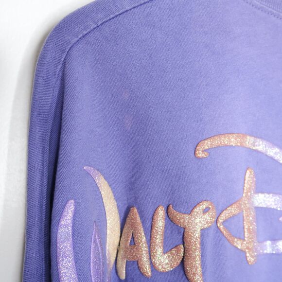 Disney World Womens Spirit Jersey Sweater Large Blue 50th Anniversary Glitter‎ - Picture 14 of 14